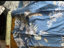 古今（GUJIN）春夏新品睡衣女媽媽中老年家居服棉綢寬松大碼可外穿睡褲套裝2XL 曬單實(shí)拍圖