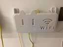歌閣墻上放光貓路由器wifi收納置物架免打孔壁掛電視機頂盒 白色 【2個(gè)裝】搭配雙面貼+螺絲釘 曬單實(shí)拍圖
