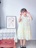 G.DUCKKIDS2025夏季童洋氣休閑夏款甜美出街韓版國風(fēng)氣質(zhì)無(wú)袖蕾絲 杏色 110 cm 曬單實(shí)拍圖