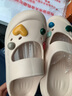 遠(yuǎn)港瑪麗珍洞洞鞋女夏季2025新款戶外穿軟底踩屎感包頭半拖鞋懶人夏天 杏色 37-38 【標(biāo)準(zhǔn)碼】 曬單實拍圖