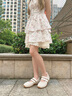 妙麗（Millies）品牌內(nèi)增高瑪麗珍鞋女2025新款小眾雙魔術(shù)貼淺口單鞋運動休閑女鞋 米杏 37 曬單實拍圖