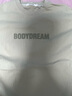 BODYDREAM索羅娜涼感短袖男夏季重磅破洞情侶裝t恤五分袖休閑上衣 黑色 （破洞版） L 曬單實拍圖