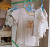 童泰（TONGTAI）嬰兒短袖套裝夏季莫代爾寶寶衣服空調(diào)服兒童睡衣家居服綠色100cm 曬單實拍圖