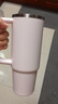 STANLEY巨無霸吸管杯水杯保溫杯大容量不銹鋼杯子車載辦公887ML-晶粉色 曬單實拍圖