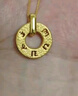 中國(guó)黃金（CHINA GOLD）黃金項(xiàng)鏈女士足金六字真言純金吊墜七夕情人節(jié)禮物送女友老婆 吊墜約1.6g+K金鏈+甄選禮盒 曬單實(shí)拍圖