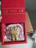 鑰匙扣手機(jī)掛繩包包掛件黃金kitty/貓鍍金拉布布車載掛飾書包掛墜 粉色掛繩KT貓0.02g 表層含真黃金（禮盒+證書） 曬單實(shí)拍圖