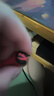 極度未知（HYPERX）颶風(fēng)2/颶風(fēng)3頭戴式有線(xiàn)游戲耳機原金士頓 FPS吃雞CSGO電腦手機Switch、PS5電競耳機被動(dòng)降噪耳麥 云雀2有線(xiàn)紅+靈音聲卡|直角插頭 有線(xiàn) 曬單實(shí)拍圖