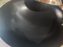 蘇美冠章丘老式鐵鍋炒菜鍋已開(kāi)鍋炒鍋手工無(wú)涂層家用不粘鍋燃?xì)庠钸m用 精作款+(蓋子鏟子) 34cm 曬單實(shí)拍圖
