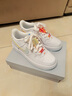 耐克NIKE七夕禮物女大童空軍一號 AIR FORCE 1運(yùn)動鞋IB8890-191白36 曬單實(shí)拍圖