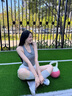 LULULMCCTN假兩件瑜伽短褲女寬松透氣運(yùn)動(dòng)健身褲防走光普拉提訓(xùn)練褲夏 白色 L 曬單實(shí)拍圖