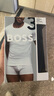 雨果博斯（HUGO BOSS）男款簡約圓領(lǐng)打底短袖T恤三條裝50475284 混色 XXL  曬單實拍圖