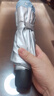 天堂傘雨傘大號三折疊雙人三人男女晴雨兩用傘 云夢藍-銀膠防曬-10骨 曬單實拍圖