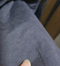 無印良品（MUJI） 女式 棉厚款 U領(lǐng) 八分袖T恤 FCD76C3A 紫色 XL 165/92A 曬單實(shí)拍圖