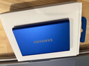 三星（SAMSUNG）T7/T7shield/T9/移動(dòng)固態(tài)硬盤(pán)type-c接口NVMe加密移動(dòng)ssd游戲機(jī)大容量外置存儲(chǔ)15手機(jī)外錄直連安卓 T7 太空灰|金屬機(jī)身 名片大小 2T 曬單實(shí)拍圖