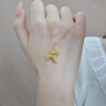 中國(guó)黃金（CHINA GOLD）一鹿有你黃金項(xiàng)鏈女新款足金吊墜七夕情人節(jié)禮物送女友老婆生日 精美禮盒【請(qǐng)勿拍】 曬單實(shí)拍圖