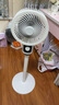 小米有品電風(fēng)扇空氣循環(huán)扇智能靜音大風(fēng)量搖頭扇家用辦公室風(fēng)扇遙控落地扇 強(qiáng)勁大風(fēng)力常規(guī)-白-機(jī)械搖頭 曬單實拍圖