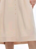 歌莉婭醋酸連衣裙女2025新款夏季通勤穿搭襯衫領(lǐng)裙子1E5L4K500 43W米駝 S 曬單實(shí)拍圖