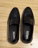 沙馳男鞋 春夏新品商務(wù)休閑鞋鴕鳥(niǎo)紋皮鞋套腳舒適輕便商場(chǎng)同款 黑色（402242195Z） 39 歐碼（國(guó)碼40） 曬單實(shí)拍圖