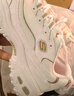斯凱奇（Skechers）女鞋厚底增高老爹鞋百搭休閑鞋耐磨透氣運(yùn)動(dòng)鞋女 WTRG白/金 37.5 曬單實(shí)拍圖