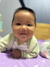 婧麒（JOYNCLEON）嬰兒睡袋春秋款純棉兒童寶寶睡衣防踢被一體睡袍 綠 80 Jsd176018 曬單實拍圖