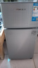 華寶小冰箱小型家用出租房用冷藏冷凍兩用一級能效節(jié)能省電迷你宿舍寢室辦公室二門電冰箱 一級能效-68L銀色-三天約一度電 曬單實(shí)拍圖