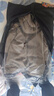 才子（TRIES）男士羽絨服秋冬外套鵝絨抽繩連帽個性撞色塊防風(fēng)保暖外套厚款上衣 卡其色 XL (175/92A) 曬單實拍圖