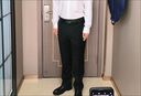 雅戈爾（YOUNGOR）西服褲男西裝褲TR褲褲子聚酯纖維粘纖氨綸新品 藏青VCHX310114FWA 35 .5 180/88A 曬單實(shí)拍圖