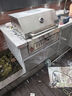 PROTRAK嵌入式燒烤爐戶外庭院燒烤臺別墅花園木炭燒爐架家用美式BBQ定制 加厚烤爐+雨罩 曬單實(shí)拍圖