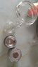 一鍵開(kāi)蓋雙層玻璃杯泡茶水杯子男女辦公車(chē)載便攜茶水分離杯防爆 銀色400ml 曬單實(shí)拍圖