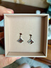 六福珠寶鉑950小裙子魚鱗鉑金耳墜耳飾 計(jì)價(jià) G07TBPE0008 2.96克(含工費(fèi)290元)配硅膠耳堵 曬單實(shí)拍圖