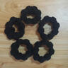 高馬尾發(fā)繩高彈力加粗發(fā)圈橡皮筋高顏值扎頭發(fā)頭繩簡(jiǎn)約綁頭發(fā)皮套 時(shí)尚發(fā)圈2罐10條裝-黑色 10根 曬單實(shí)拍圖