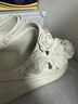 卡駱馳crocs白鹿同款經典泡芙花束洞洞鞋舒適百搭|211448 亞麻色-0HZ 39 (240mm) 曬單實拍圖