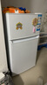 海爾（Haier）小冰箱88L迷你家用二級(jí)能效 宿舍出租房辦公室超薄小型節(jié)能省電單門冷藏冷凍多檔調(diào)溫電冰箱 【開(kāi)門可調(diào)】靈活控溫88L 曬單實(shí)拍圖