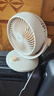 美的（Midea）【小型風(fēng)扇】輕音臺(tái)式桌面空氣循環(huán)扇家用柔風(fēng)電風(fēng)扇宿舍辦公迷你臺(tái)扇落地扇空調(diào)伴侶 GAF18AD 曬單實(shí)拍圖
