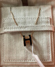 愛(ài)馬仕（HERMES）項(xiàng)鏈女 Pop 經(jīng)典H吊墜鍍金項(xiàng)鏈鎖骨鏈節(jié)生日禮物送女友七夕送禮 H147991FO03 曬單實(shí)拍圖