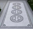 地鋪石拼花庭院地磚別墅入戶全瓷磚防滑院子地磚花園戶外不含運(yùn)費(fèi) 曬單實(shí)拍圖