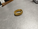 賽菲爾七夕禮物 黃金戒指男足金福祿壽喜財大氣顯寬面男戒 活口 6.85克 曬單實拍圖