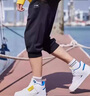 李寧（LI-NING）運(yùn)動(dòng)生活系列男子時(shí)尚休閑運(yùn)動(dòng)褲舒適簡(jiǎn)約百搭休閑七分褲 曬單實(shí)拍圖