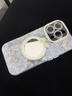 品盟（PISMEXOK）【自帶鏡頭膜】適用于蘋果iphone16/15promax手機(jī)殼新款貝殼紋立體蝴蝶補(bǔ)妝鏡保護(hù)套漸變愛心女款 貝殼紋-圓形鏡子【鏡頭膜】 iPhone 16 Pro Max 曬單實(shí)拍圖