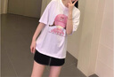 FOX.G純棉短袖t恤女新款2025白色打底衫夏季女裝衣服半袖純欲正肩上衣 可愛(ài)女孩100%純棉白色t恤 XL 【建議135-155斤】 曬單實(shí)拍圖