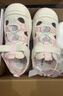 ABC KIDS童鞋女童包頭涼鞋夏季公主鞋兒童框子鞋沙灘鞋3236 白/粉色  33 曬單實(shí)拍圖