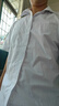 prenomen短袖襯衫男士青年學(xué)生修身商務(wù)休閑免燙襯衣工作服職業(yè)裝衣服 純白色無口袋（拍大一碼） 41 /2XL 曬單實(shí)拍圖