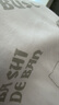森馬短袖T恤男熊貓字母情侶裝oversize夏季上衣設(shè)計(jì)感10132410022 曬單實(shí)拍圖