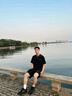 倉(cāng)石一樹 KAZUKI KURAISHI倉(cāng)石一樹潮牌白色簡(jiǎn)約短袖T恤男夏季新款寬松百搭情侶裝半袖上衣 黑色 2XL 曬單實(shí)拍圖