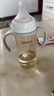 貝親奶瓶ppsu 新生兒奶瓶 防脹氣奶瓶 還原母乳親喂感寬口徑耐摔 330ml+重力球吸管 9個(gè)月以上 曬單實(shí)拍圖