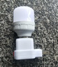 郝能LED直插式燈座E27燈泡節(jié)能超亮帶開關家用臥室床頭帶插座小夜燈 燈座+【5W白光燈泡】 曬單實拍圖