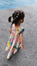 MY LITTLE PONY小馬寶莉25年女童寶寶戶外寶寶夏日時(shí)尚公主裙連衣裙裙子 藍(lán)色款1 110 曬單實(shí)拍圖