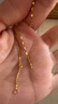中國黃金（CHINA GOLD）黃金手鏈女款足金幸運四葉草雙層手飾品情人節生日禮物送女友愛(ài)人 玫瑰禮盒+幸運四葉草手鏈 約2g 曬單實(shí)拍圖