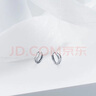 潮宏基 極簡(jiǎn)邂逅鉑金耳環(huán)女簡(jiǎn)約耳飾送女友生日禮物 計價(jià)工費100元 一對款 1.7g 曬單實(shí)拍圖