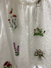 茵曼甜美刺繡蕾絲拼接露肩掛脖背心2025夏季女裝新款寬松無袖上衣 白底印花 M 曬單實拍圖